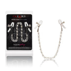 Adjustable Crystal Chain Nipple Clamps > Sex Toys > Nipple Clips