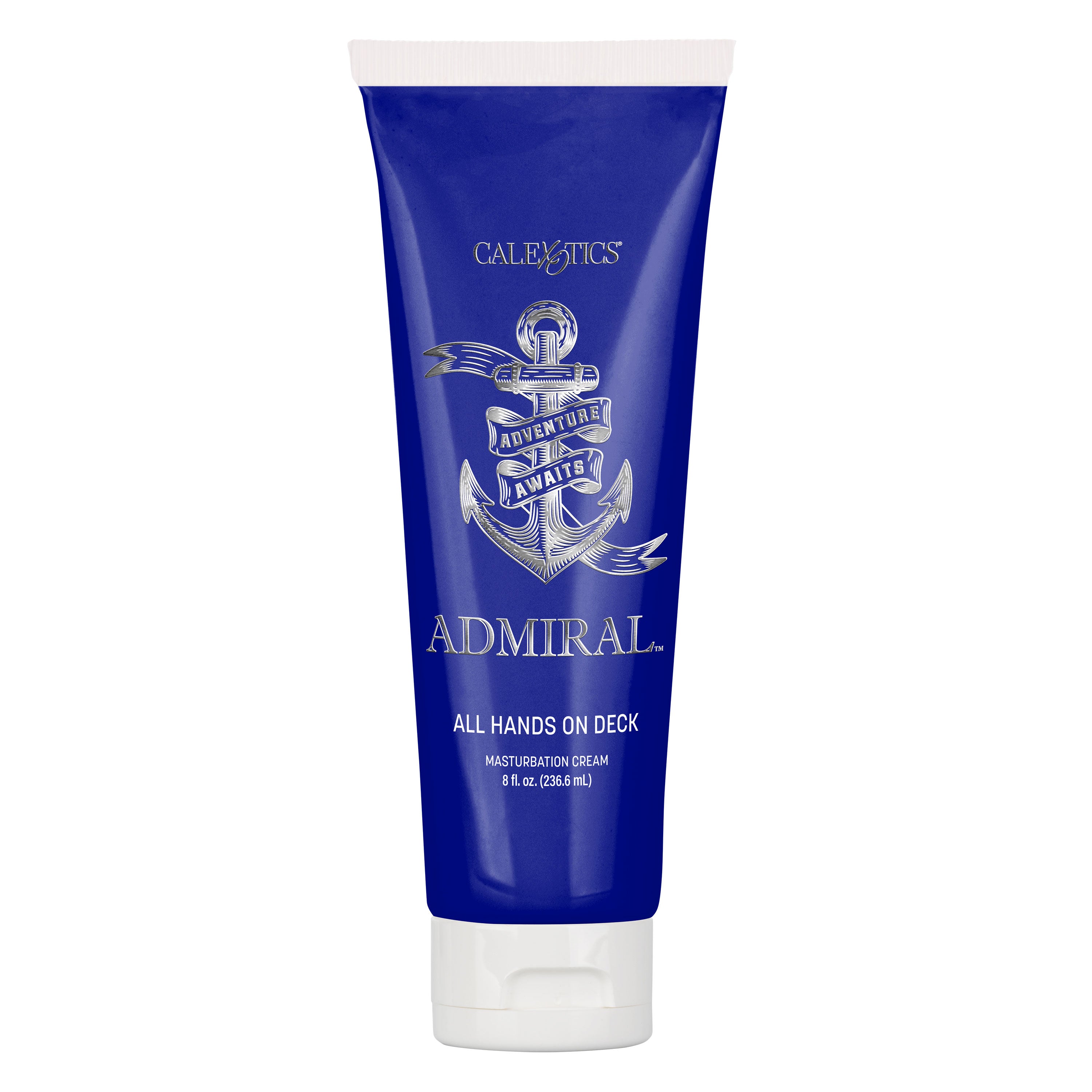 Admiral All Hands on Deck Masturbation Cream Tube 8 fl oz Blue Masturbation Cream
