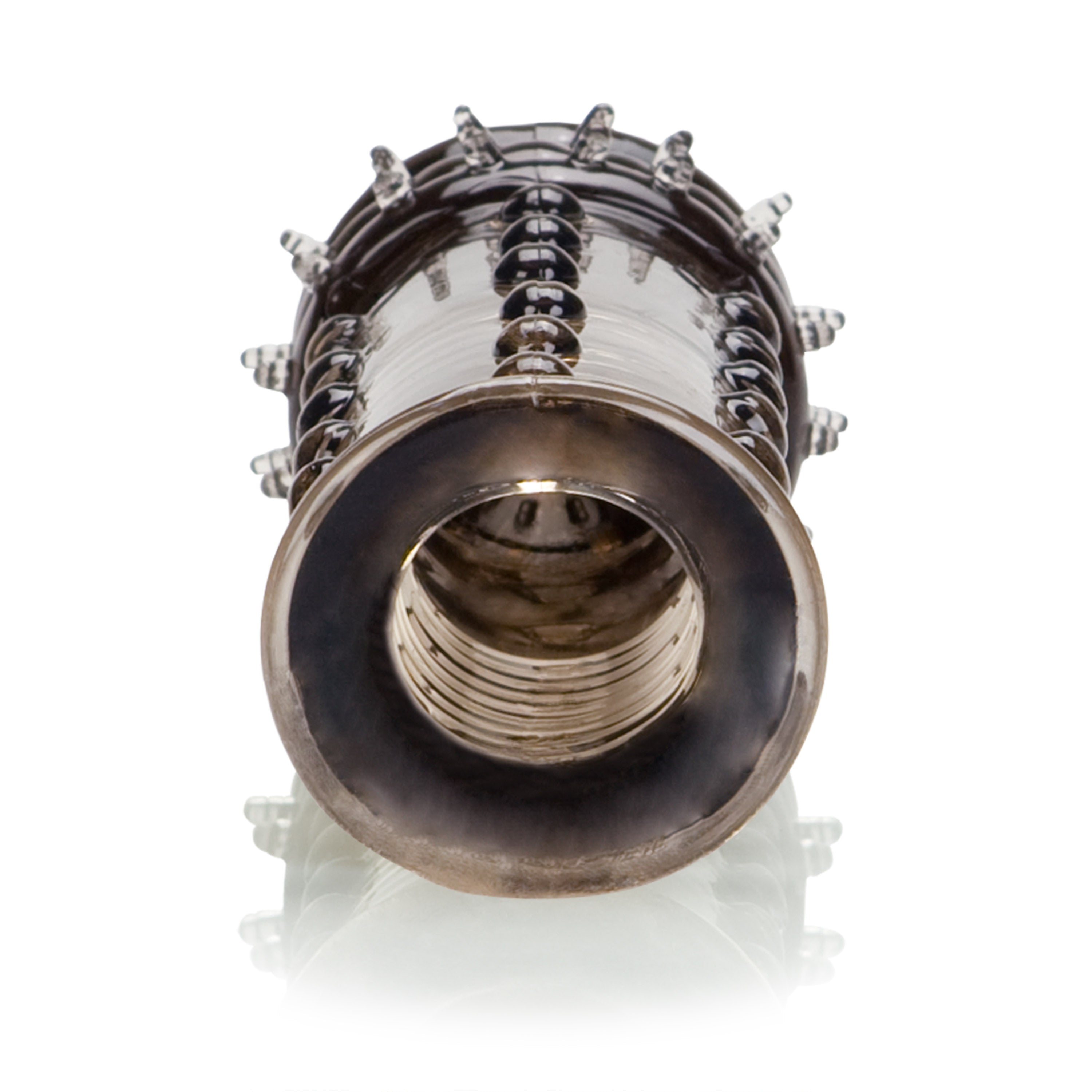 Adonis Extension Smoke 2 Inch Lengthening Erection Enhancer with Textured Ridges and Nubs SLEEVES