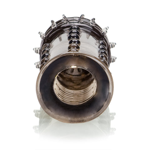 Adonis Extension Smoke 2 Inch Lengthening Erection Enhancer with Textured Ridges and Nubs SLEEVES