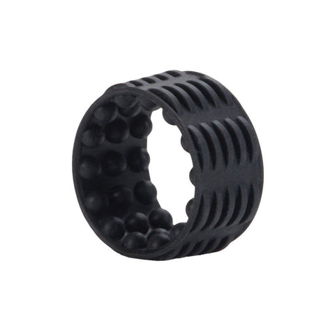 Adonis Silicone Reversible Enhancer for Men Black Comfortable COCK RINGS