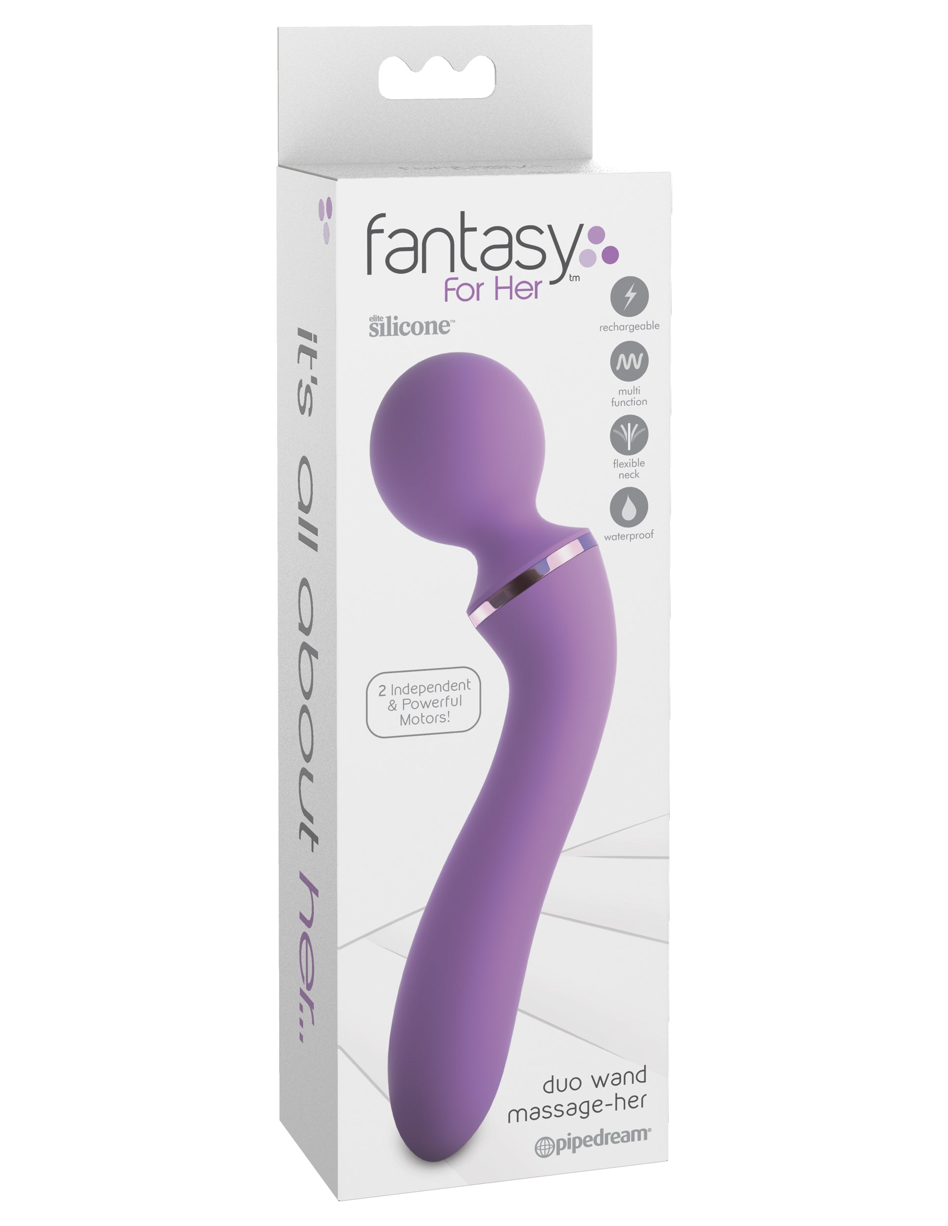 Fantasy Duo Wand Massage for Her – Dual Motor Body Massager Secondary image