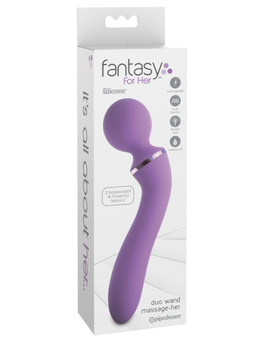 Fantasy Duo Wand Massage for Her Rechargeable Body Massager Electric Massager