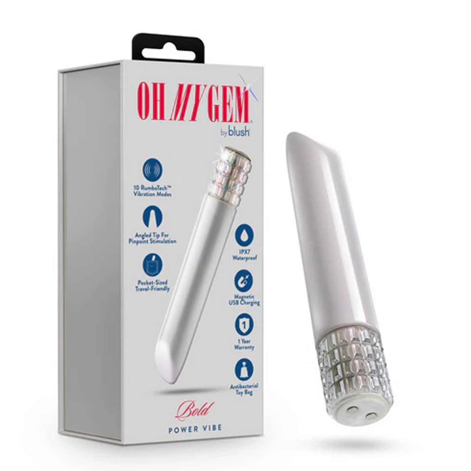 Oh My Gem Bold Diamond Vibe Wireless Clitoral Vibrator > Vibrators > Mini Vibrators