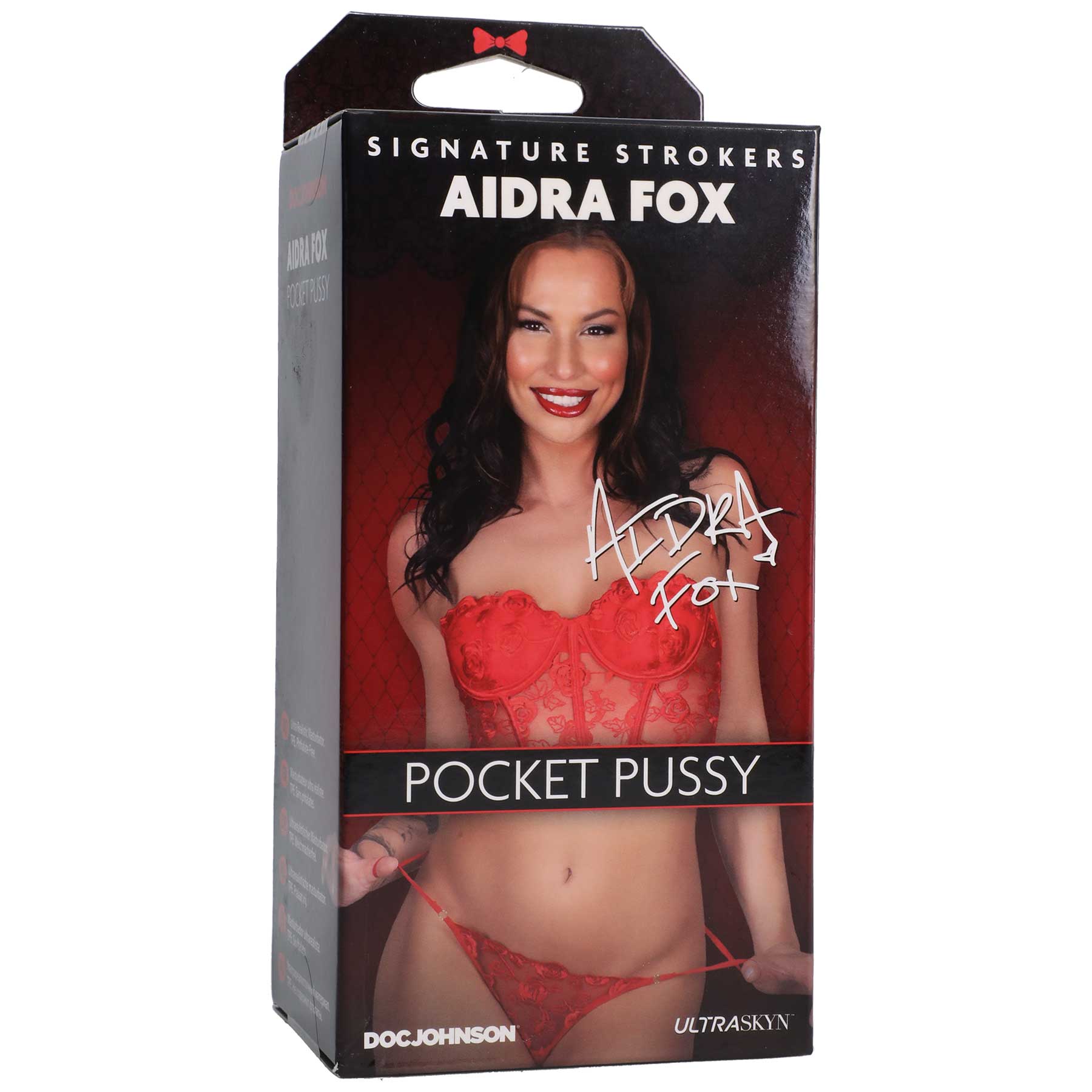 Aidra Fox Signature Ultraskyn Pocket Pussy Masturbator Caramel Strokers - Celebrity