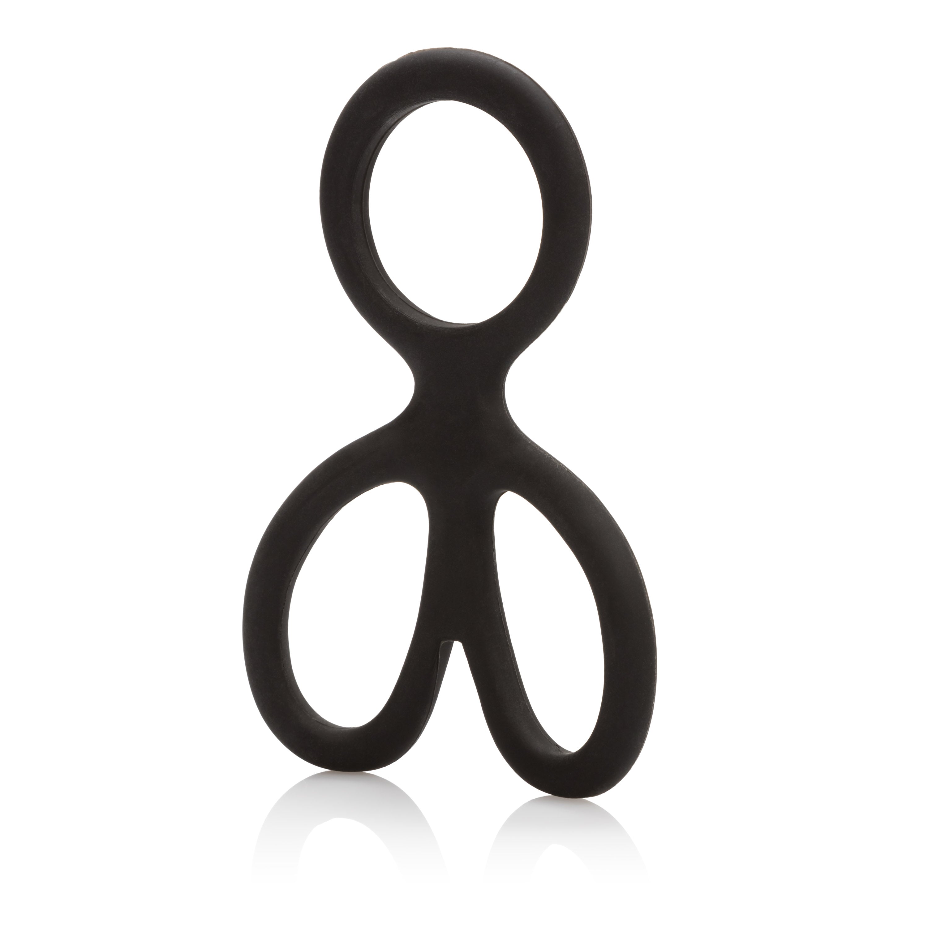 CalExotics Silicone Ball Spreader with Independent Scrotum Rings Ball Stretcher