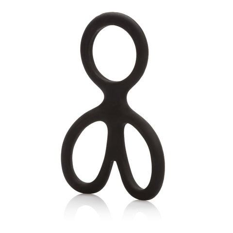CalExotics Silicone Ball Spreader with Independent Scrotum Rings Ball Stretcher