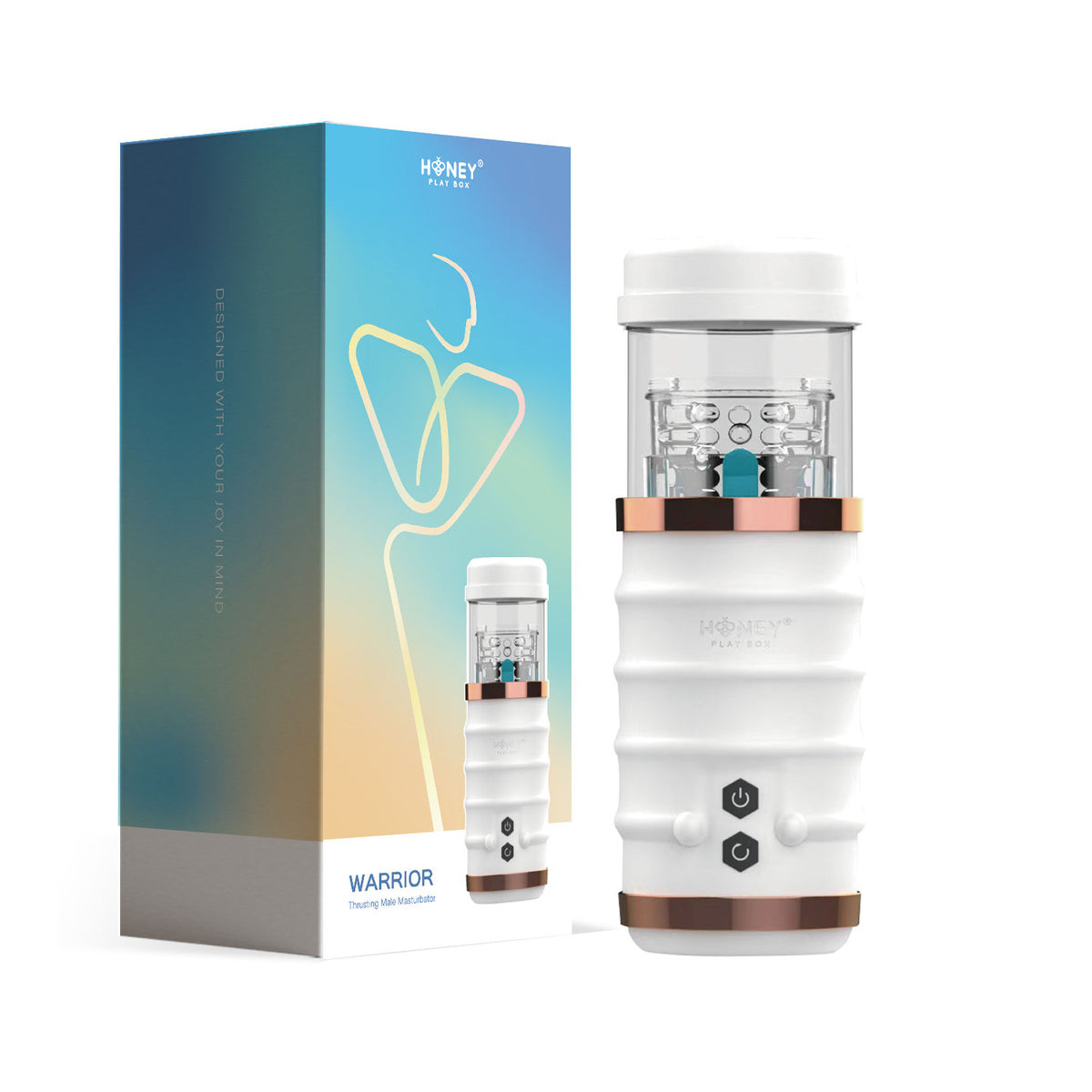 Warrior Thrusting Male Masturbator – Automatic Power Male Masturbator > Sex Toys For Men > Masturbators > Vibrating