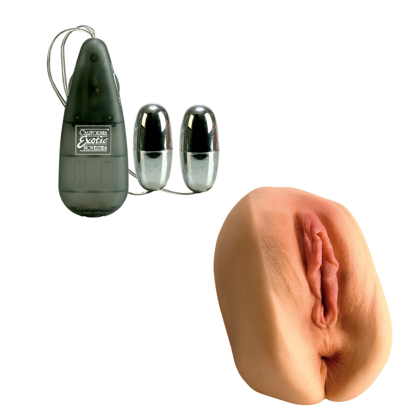 Alexis Amore Dual Vibrating Pussy and Anal Masturbator Toy Strokers - Auto