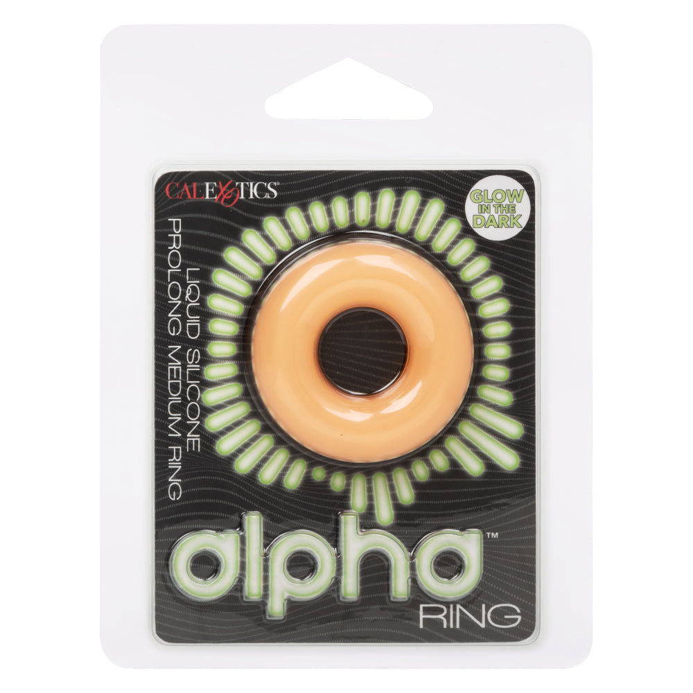 Alpha Glow-In-The-Dark Liquid Silicone Prolong Medium Ring Secondary image
