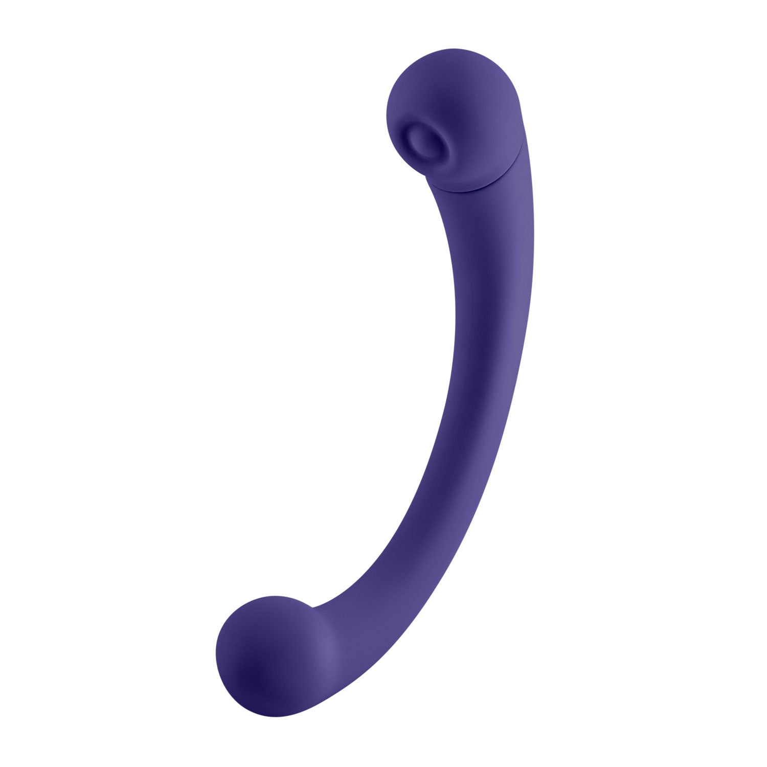 Aluna Dual Stimulating Arc Vibrator (Dark Purple) – Waterproof Vibrator Secondary image