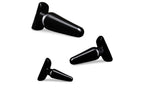 Anal Adventures 3 Pc Basic Plug Kit (Black) – Beginner 4 Inch and Medium > Anal Range > Butt Plug Kits
