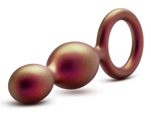 Anal Adventures Duo Loop Plug Copper Adult Anal Toy Butt Plugs