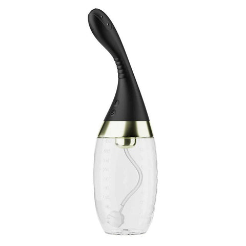 Anal Adventures Platinum Aqua Jet Black Cleansing Shower Device Douches