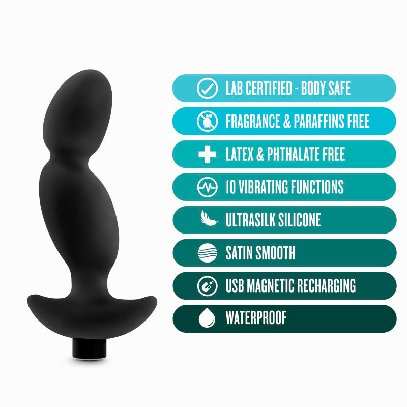 Anal Adventures Vibrating Silicone Prostate Massager > Anal Range > Prostate Plugs