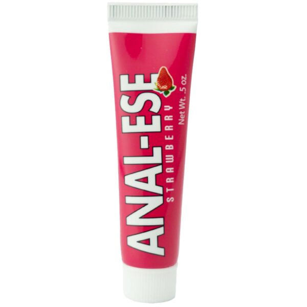 Anal-Ese Strawberry Flavored Cream for Comfortable Intimacy Anal Lubricant
