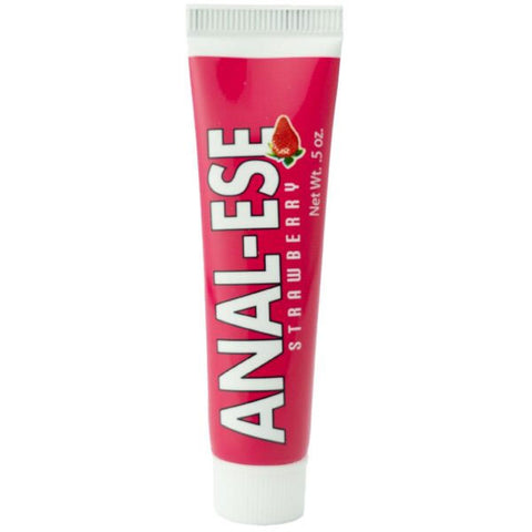 Anal-Ese Strawberry Flavored Cream for Comfortable Intimacy Anal Lubricant