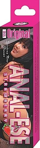 Anal-Ese Strawberry Flavored Cream for Comfortable Intimacy Anal Lubricant