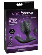 Anal Fantasy Elite Gyro Milk Pro Black 4.25" Prostate Stimulator > Anal Range > Prostate Plugs