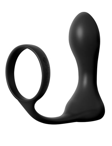 Anal Fantasy Elite Rechargeable Prostate Plug and Cockring Butt Plugs - Vibrating