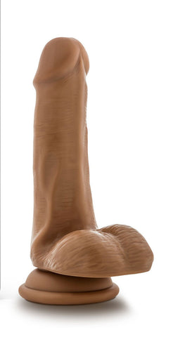 Dr Jeffrey 6.5 Inch Realistic Dildo with Balls in Tan Color Dongs Realistic