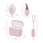 Play With Me Wanderlust Pink Vibrator With Charging Case > Vibrators > Finger Vibrators