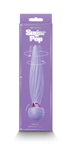 Sugar Pop Twist Purple Silicone Water Resistant Vibrator > Vibrators > Standard Vibrators