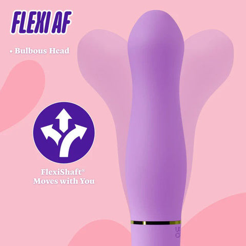 Aria Rechargeable Vibrator with RumboTech Technology Indigo Vibrators