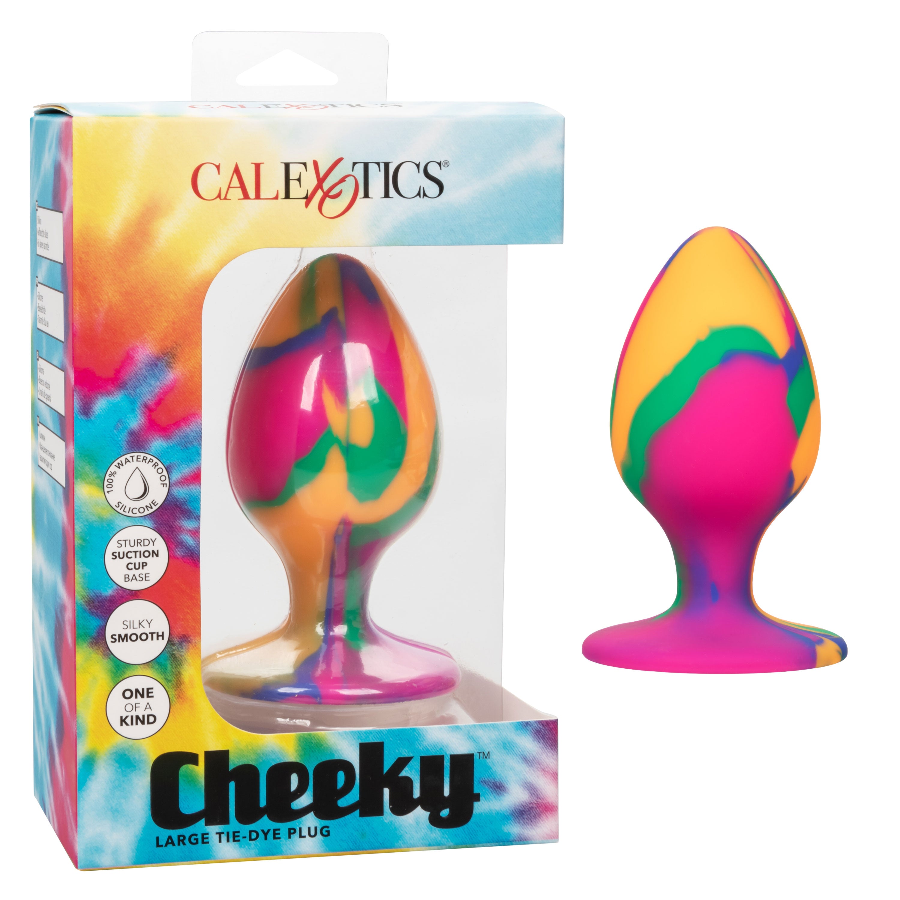 Cheeky Large Tie Dye – Vibrant Large Butt Plug > Anal Range > Butt Plugs