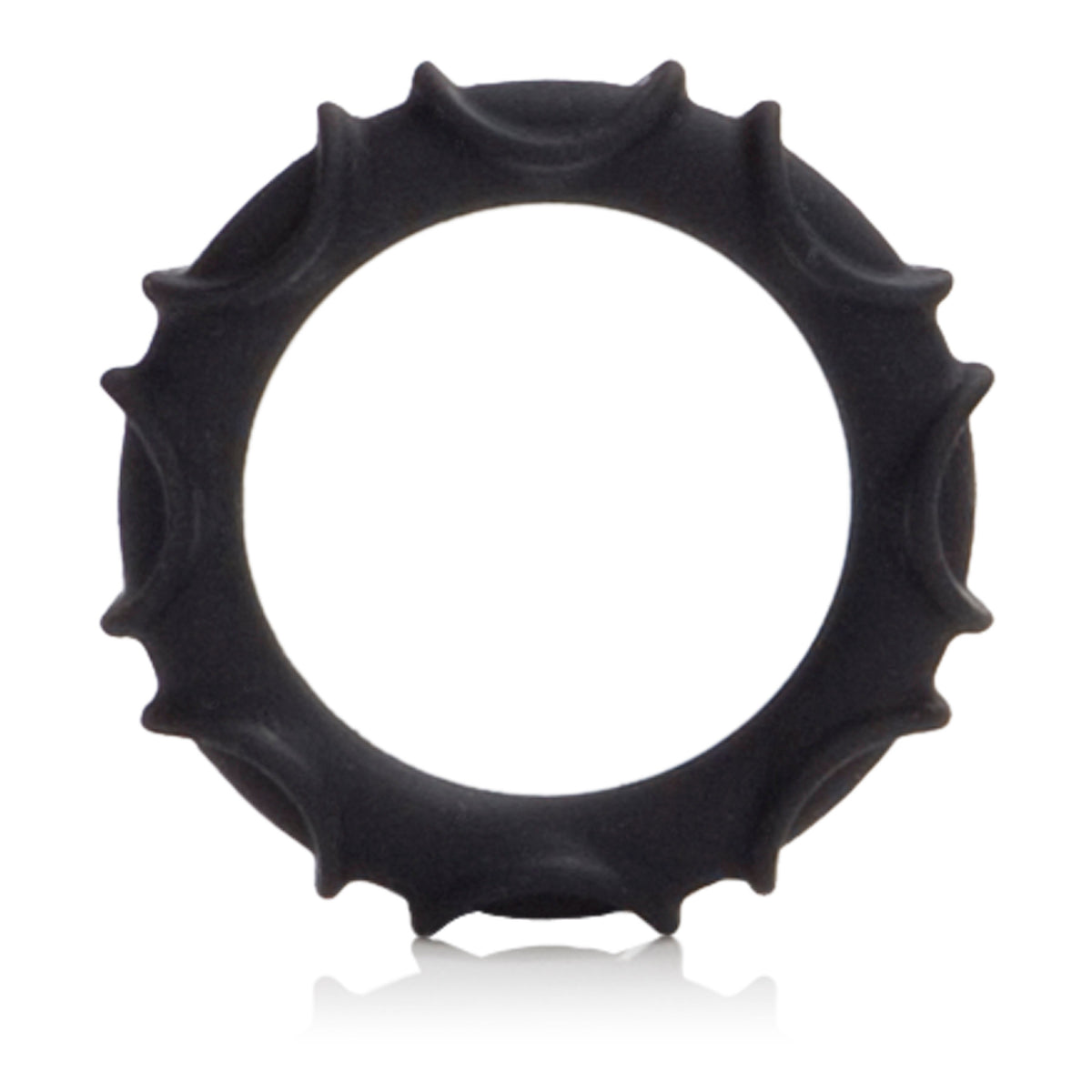 CalExotics Atlas Black Silicone Ring – Comfortable Sturdy Silicone Cock Ring > Cock Ring > Single