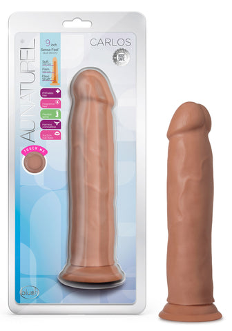 Au Naturel Carlos 9 Inch Realistic Mocha Dong for Adults Dongs Realistic