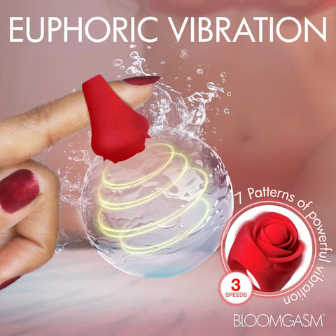 Rose Ring Discreet Finger Vibrator (Red) – Waterproof Finger Vibrator > Sex Toys For Ladies > Finger Vibrators