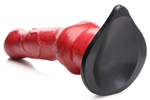 Creature Cocks Hell-Hound Canine Penis Silicone Dildo with Suction Cup Base Fantasy Dongs