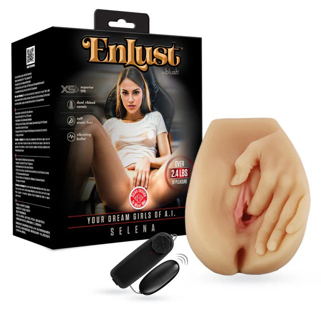 Enlust Selena (Beige) – Life-Sized Masturbator with Dual Openings and Vibrator > Sex Toys For Men > Masturbators > Vibrating