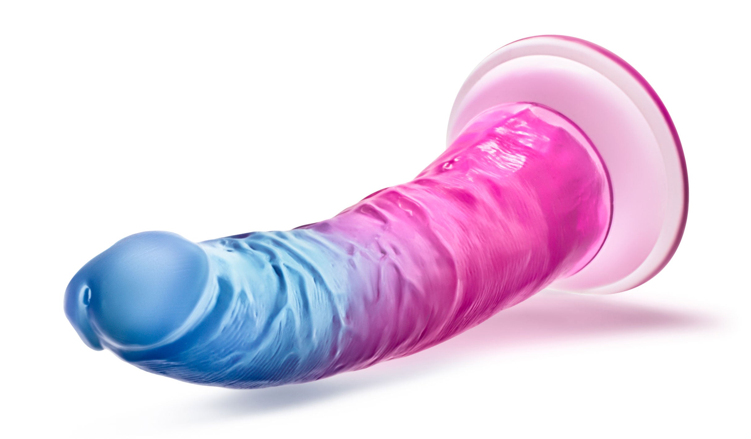 B Yours Beautiful Sky 7 Inch Realistic Suction Cup Dildo Multi DONGS