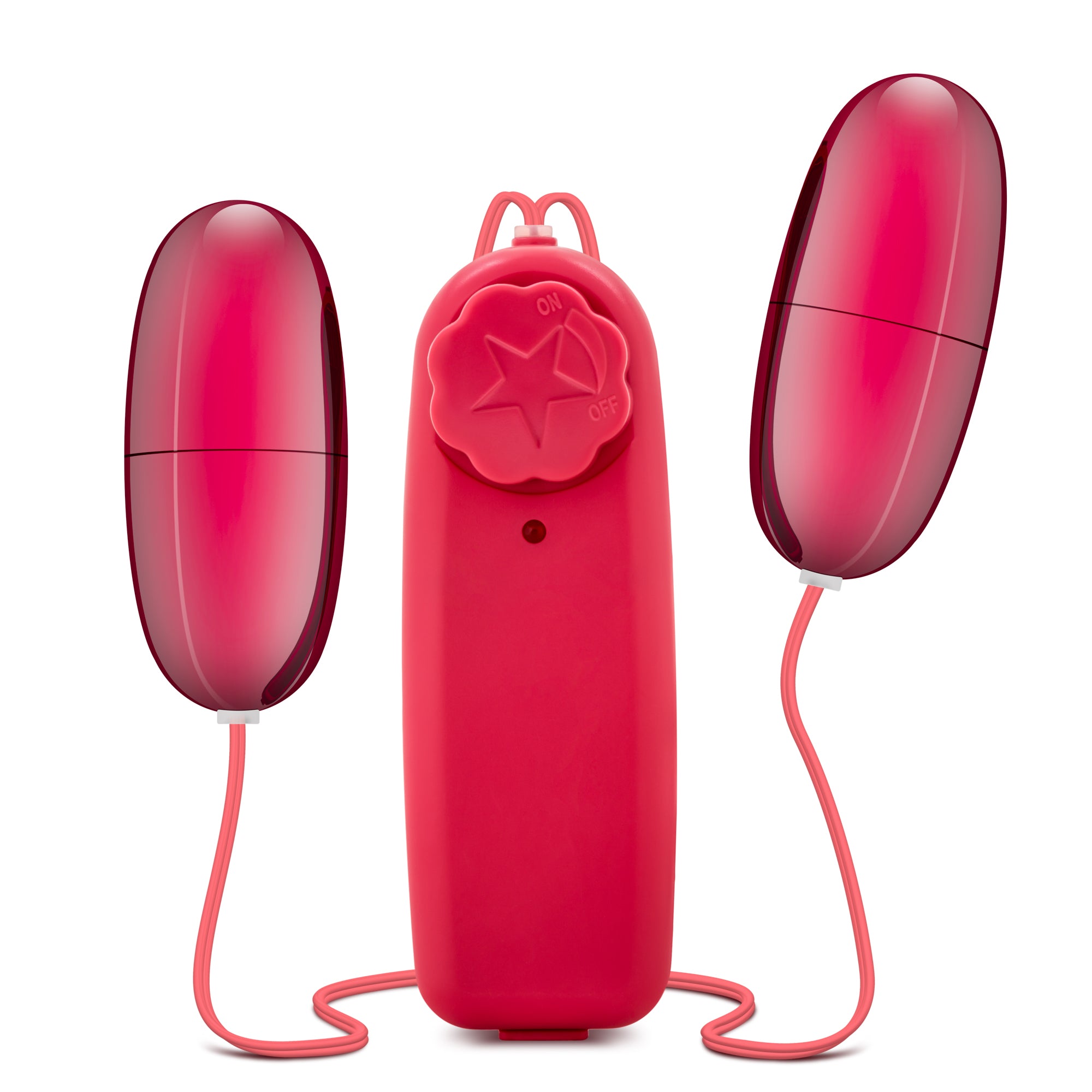 B Yours Double Pop Eggs Cerise Vibrating Pleasure Set > Vibrators > Mini Vibrators Main image