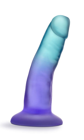 B Yours Morning Dew 5 Inch Dildo with Suction Cup Base Sapphire Multi DONGS