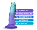 B Yours Morning Dew 5 Inch Dildo with Suction Cup Base Sapphire > Dildos > Slim Dildos