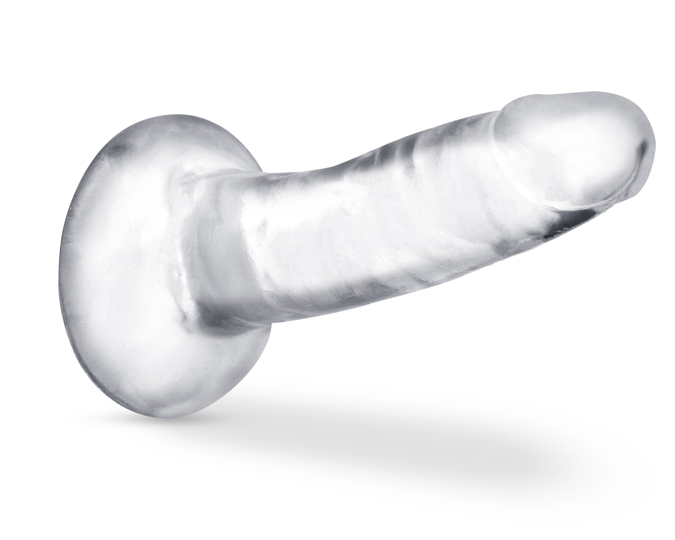 B Yours Plus Clear Suction Cup 5" Dildo Soft Realistic Feel > Dildos > Slim Dildos
