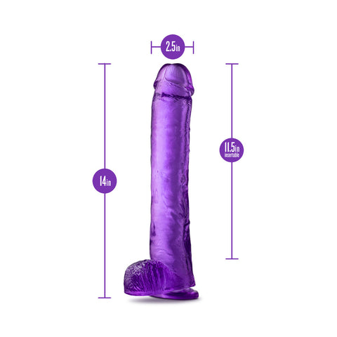 B Yours Plus Hefty N Hung 14 Inch Dildo Dongs Big