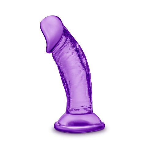 B Yours Purple 4 Inch Small Suction Cup Dildo for Beginners DONGS