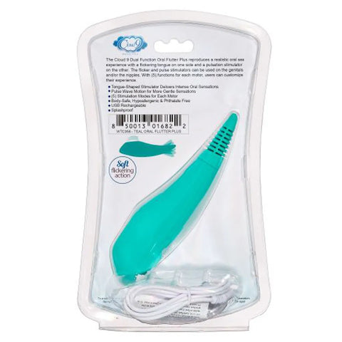 Cloud 9 Dual Function Oral Flutter Plus – Dual Motor Oral Stimulator Default Title > Sex Toys For Ladies > Clitoral Vibrators and Stimulators