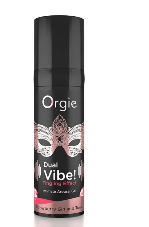 Dual Vibe Gin and Tonic Strawberry Kissable Liquid – Intimate Gel Vibrator > Lube > Oral Gels & Sprays Main image