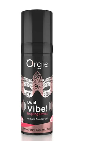 Dual Vibe Gin and Tonic Strawberry Kissable Liquid – Intimate Gel Vibrator > Lube > Oral Gels & Sprays