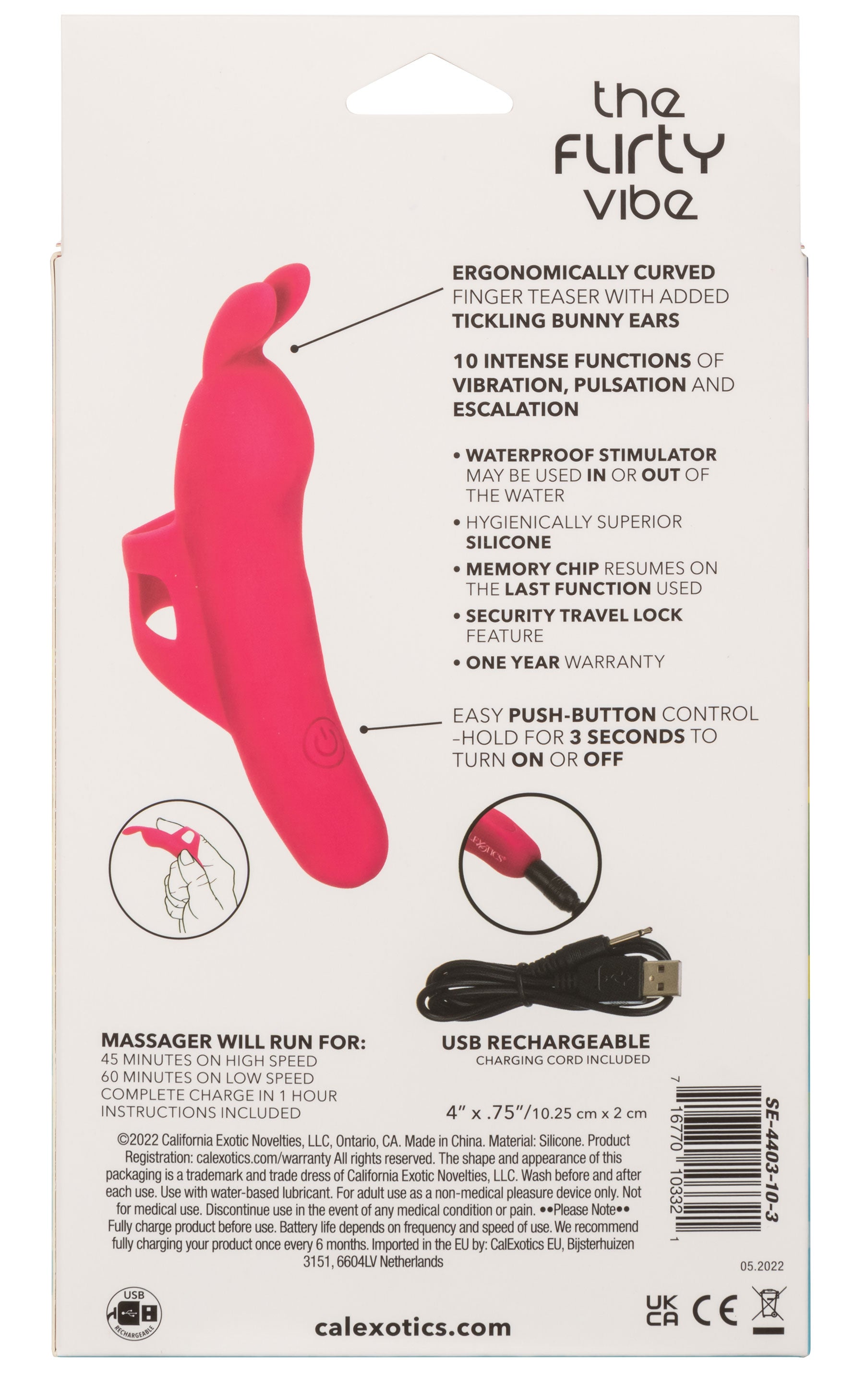 Neon Vibes The Flirty Vibe – Finger Teaser > Vibrators > Finger Vibrators