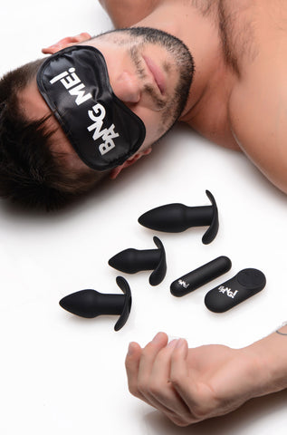 Bang Backdoor Adventure Kit (Black) – Wireless Vibrating Butt Plugs > Anal Range > Butt Plug Kits