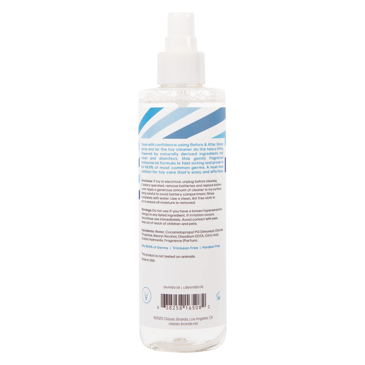 Before and After Toy Cleaner Spray 8 Oz Fresh Scent Formula > Essentials > Toy Cleaners