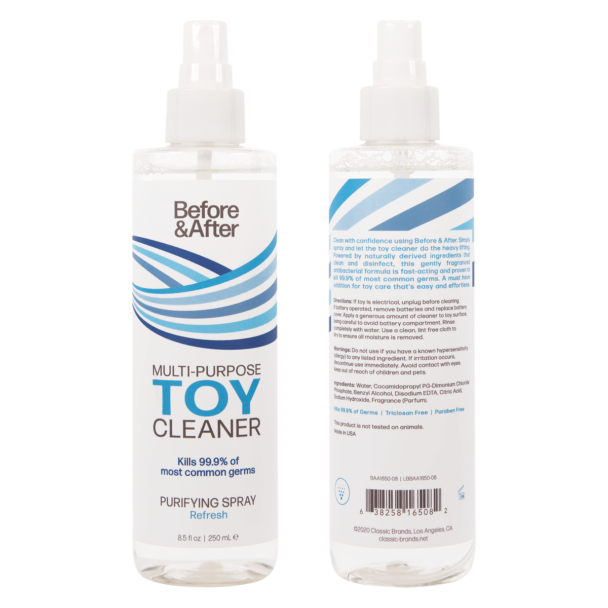 Before and After Toy Cleaner Spray 8 Oz Fresh Scent Formula > Essentials > Toy Cleaners