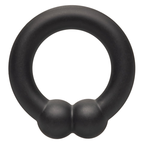 Alpha Liquid Silicone Muscle Ring Stretchy Comfortable Enhancer Ring Black Default Title COCK RINGS