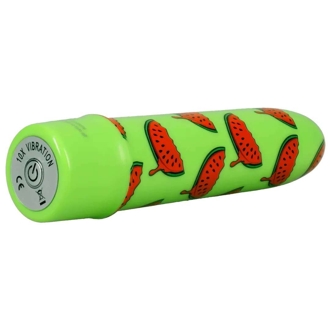 Goodhead Buzz Buddies – Waterproof 5-Inch Multi Speed Vibrator - Watermelon Design Secondary image